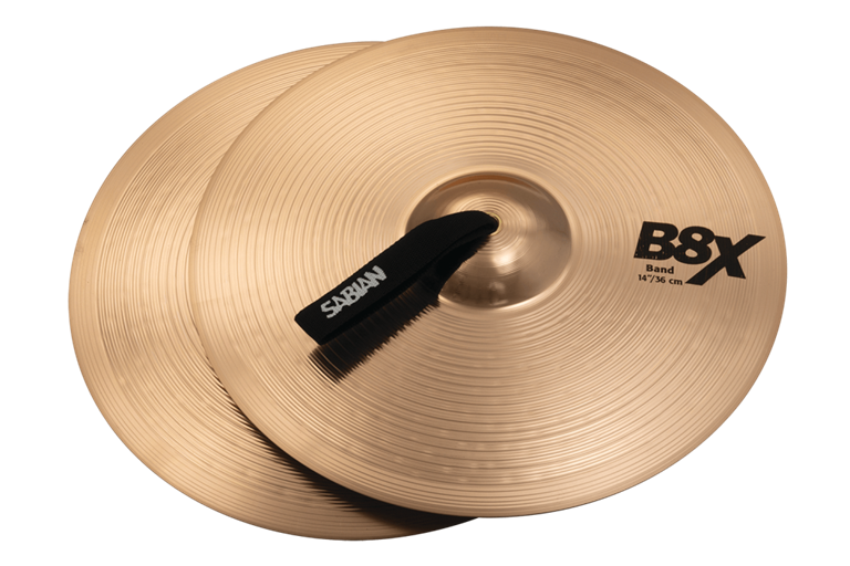 Sabian 14" B8X Marching Band Crash Cymbal Pair