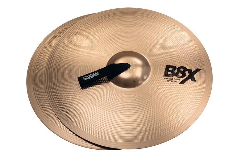 Sabian 18" B8X Concert Band Crash Cymbal Pair