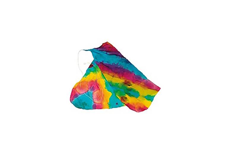 Jewel Tie-Dye Silk Alto Saxophone Swab