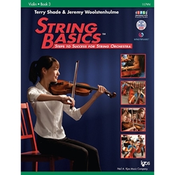 String Basics for Violin Book 3 w/CD