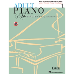 Faber Adult Piano Adventures All In One Level 1 Lesson Book