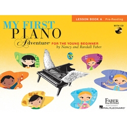 My First Piano Adventure Pre Reading Level A Lesson Book and CD