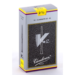 Vandoren V12 Clarinet Reed 2.5 Box of 10