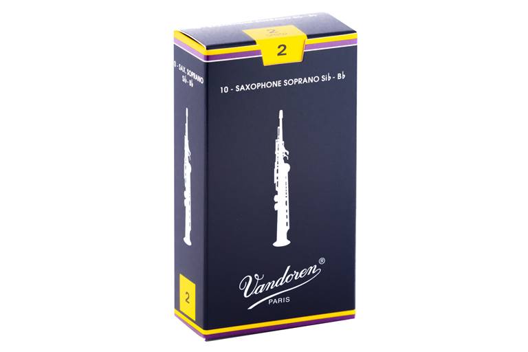 Vandoren Traditional Soprano Saxophone Reeds 2 Box of 10