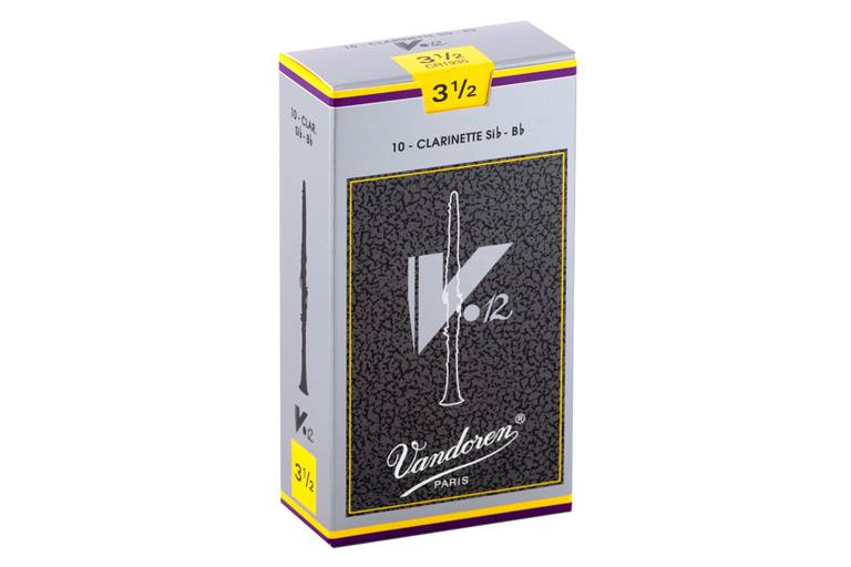 Vandoren V12 Clarinet Reeds 3.5 Box of 10