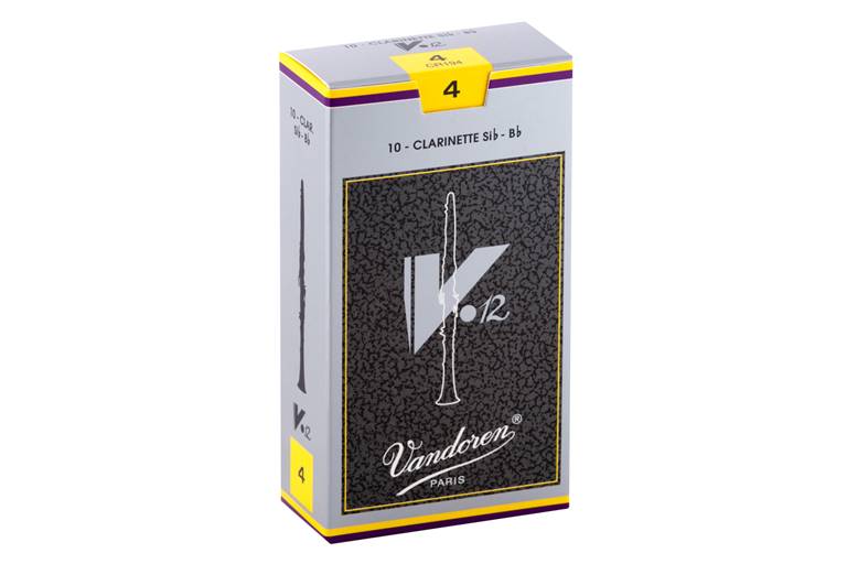 Vandoren V12 Clarinet Reeds 4 Box of 10