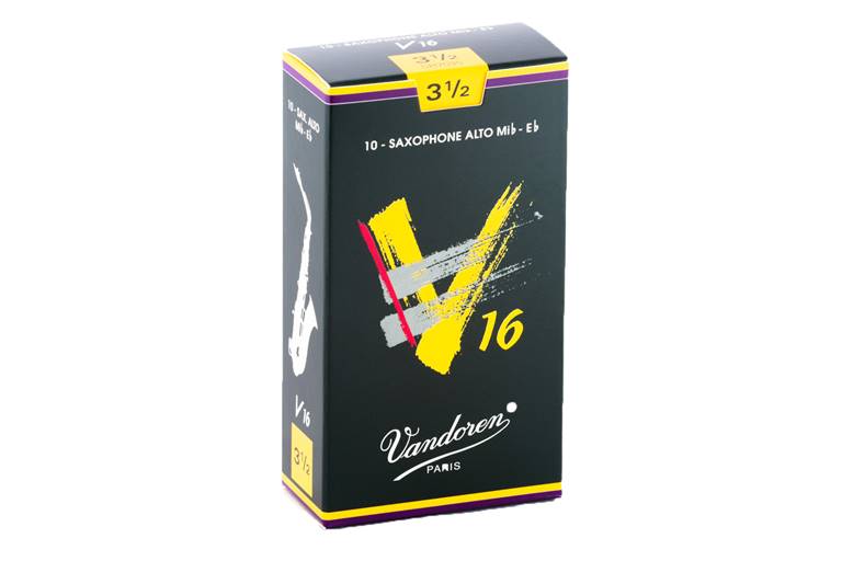 Vandoren V16 Alto Saxophone Reeds 3.5 Box of 10