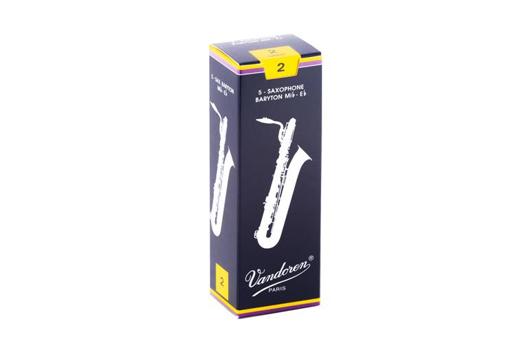 Vandoren Traditional Baritone Saxophone Reeds 2 Box of 5