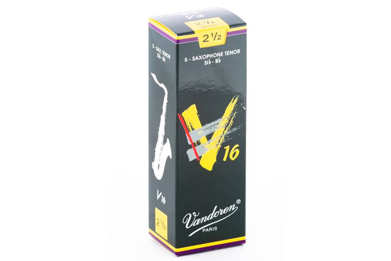 Vandoren V16 Tenor Saxophone Reeds 2.5 Box of 5