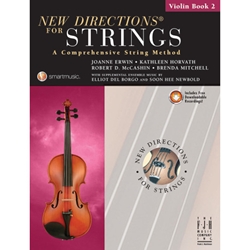 New Directions for Strings Book 2 Violin Book/CD