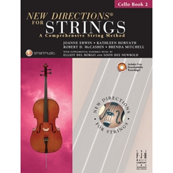 New Directions for Strings Book 2 Cello Book/CD