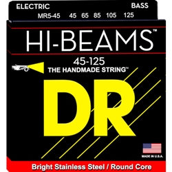 DR High Beam Steel 5-String Bass Strings Medium