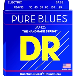 DR Pure Blues Nickel 6-String Bass Strings Medium