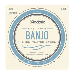 D'Addario Nickel 5-String Banjo Strings Light
