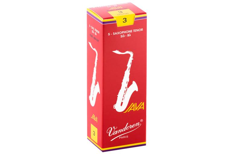 Vandoren Java Red Cut Tenor Saxophone Reeds 3 Box of 5