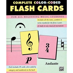 Alfred's Complete Color-Coded Flash Cards