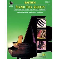 Bastien Piano For Adults Book 1 (Book Only)